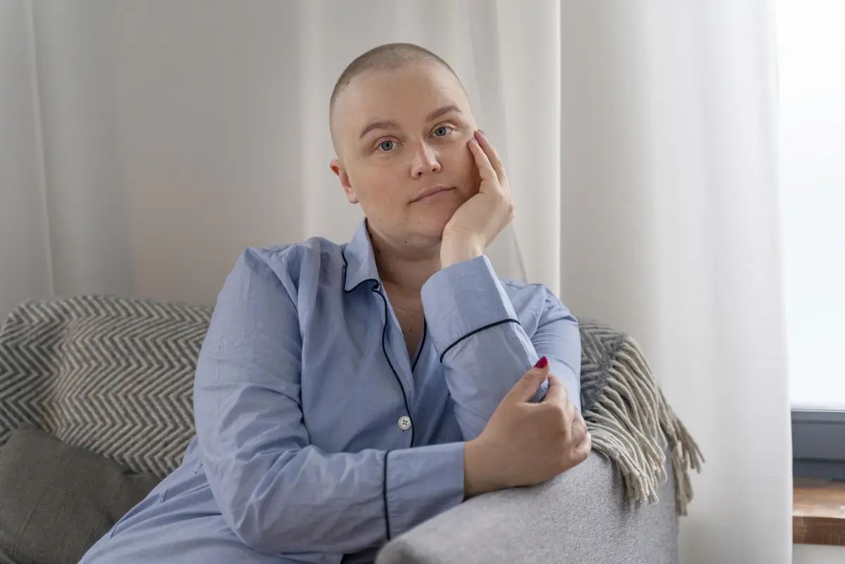 Woman fighting breast cancer - medical cannabis patient journey UK